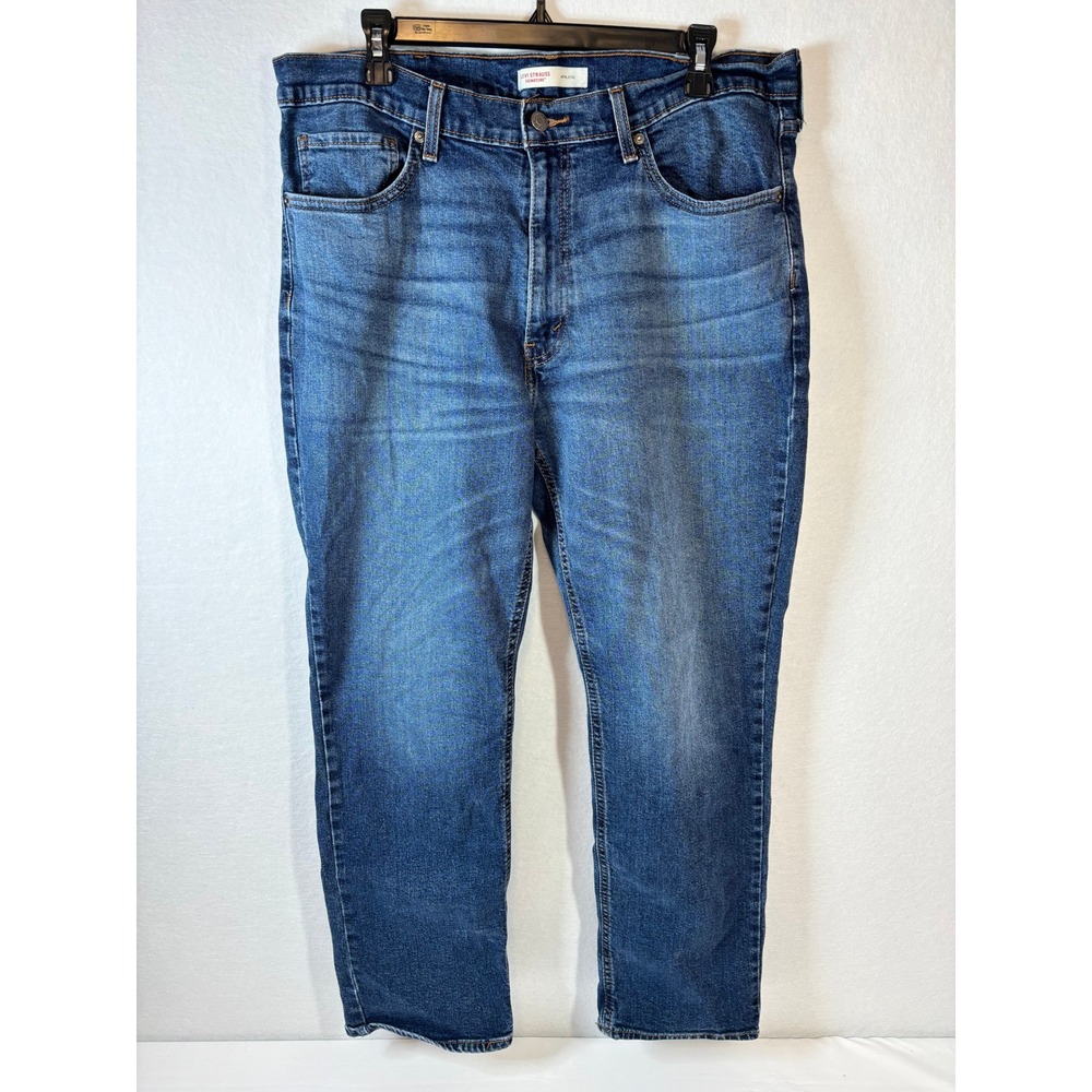 Levi Strauss Signature Athletic Fit Mens Blue Denim Jeans W38 L30 Medium Wash